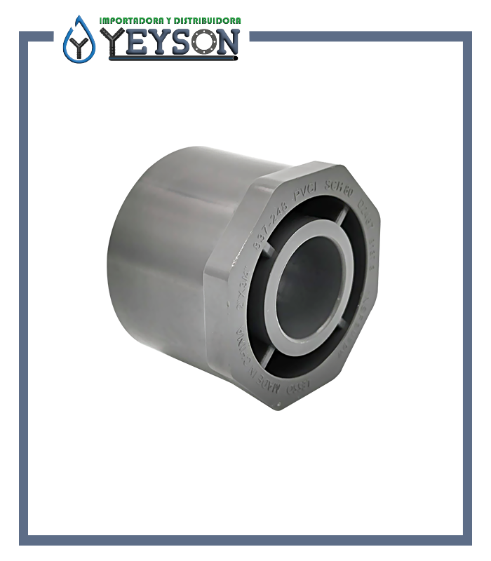 Reducción buge PVC SCH-80 Lesso
